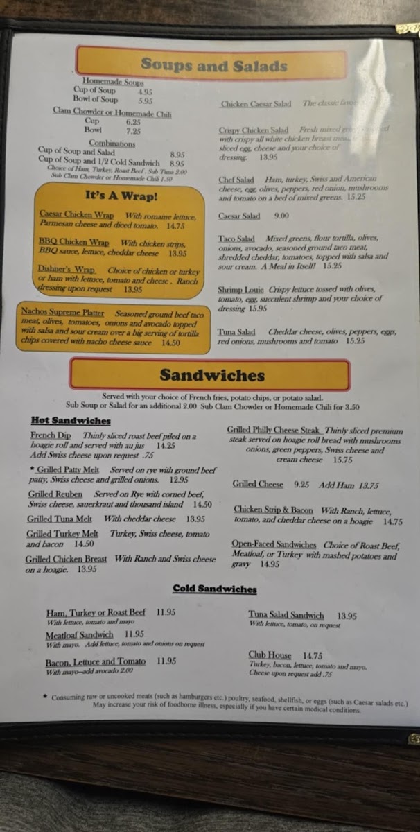 Dishner's Fine Foods Menu - Image 2